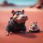 Placeholder: elongated female ninja dog rat hippo snail witch on the red sand beach ,bokeh like f/0.8, tilt-shift lens 8k, high detail, smooth render, down-light, unreal engine