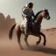 Placeholder: Riding horse astronaut mars