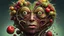 Placeholder: an extremely fertile, parasite-ridden woman. fruit, fertile brood 8k deformed human form, conspicuous, artful, digital art trending on artstation 8k high resolution