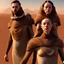 Placeholder: Dune fremen babies. Wide Angle, rich details, deep rich colors, high definition, photorealism, lumen reflections. baroque style