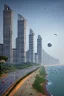 Placeholder: Modern futuristic Mumbai marine drive