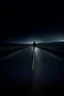 Placeholder: Alone on a long dark road