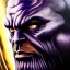 Placeholder: Ultra detailed fullbody Portrait in oil on canvas of THANOS+Darkseid Villain ,extremely detailed digital painting, extremely detailed face,crystal clear Big Glowing red eyes, mystical colors ,perfectly centered image, perfect composition, rim light, beautiful lighting, 8k, stunning scene, raytracing, anatomically correct, in the style of robert e howard and Ken Kelley and Ohrai Noriyoshi and Simon Bisley and tomzj1