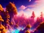 Placeholder: gold and red crystal cosmic and galactic ambiance hill sky rocks sunny trees pools mountain surreal, full of details, smooth, bright sunshine，soft light atmosphere, light effect，vaporwave colorful, concept art, smooth, extremely sharp detail, finely tuned detail, ultra high definition, 8 k, unreal engine 5, ultra sharp focus