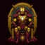 Placeholder: Ironman on his throne, for a t-shirt design