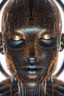 Placeholder: A stunning illustration of an ethereal neural network organism, half of the face is robotic skeleton, stunning facial details, elegant, hologram, electro, Cinematic lighting, Volumetric lighting, Epic composition, Photorealism, Bokeh blur, Very high detail, Sony Alpha α7, ISO1900, Character design, Unreal Engine, Octane render, HDR, Subsurface scattering