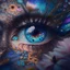 Placeholder: universe in eyes, enchanted Witch, aura of flowers, butterflies everywhere, intricate, 8k, macro photography