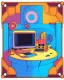 Placeholder: Masterpiece, High Focus, Retro Computer, retro pc,