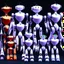 Placeholder: Diverse group of robots singing