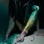 Placeholder: Minimal contemporary abstract oil paintings close up person limbs sinew and concrete fragments illuminated at night style of Justin Mortimer And Francis bacon