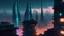 Placeholder: Cyberpunk City skyline