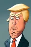 Placeholder: Donald Trump Former President of the United States r ,cartoon 2d