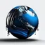 Placeholder: realistic globe with waterfall black and blue color