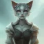 Placeholder: miqo'te character, ominous, facepaint, waist up portrait, intricate, oil on canvas, masterpiece, expert, insanely detailed, 4k resolution, retroanime style, cute big circular reflective eyes, cinematic smooth, intricate detail, soft smooth lighting, soft pastel colors, painted Renaissance style