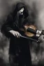 Placeholder: Dark musician with violin
