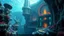Placeholder: futuristic builded world under the deep sea, curved walls, special buildings, made, coral, futuristic builded world under the deep sea, curved walls, special buildings, made, coral, concrete-like material, stone, onyx and glass, impressive, alien and special structures, buildings left behind from a lost world , 3D Game Cinematic Feel, Epic 3D Videogame Graphics, Intricately Detailed, 8K Resolution, Dynamic Lighting, Unreal Engine 5, CryEngine, Trending on ArtStation, HDR, 3D Masterpiece, Unity R