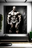 Placeholder: man wall art bodybuilder