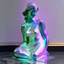 Placeholder: iridescent statue