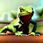 Placeholder: Lizard playing baseball game