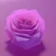 Placeholder: transparent multicolor crystal rose