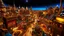 Placeholder: Wide-angle photorealistic fantasy city of unearthly delights in the multiverse