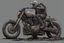 Placeholder: motorcycle, comic book,post-apocalypse, gray background,
