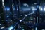 Placeholder: futuristic tokyo in space