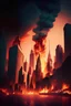 Placeholder: New York on fire