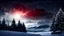 Placeholder: Santa Claus is coming ,,dark sky,