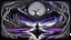 Placeholder: painted inner world with neurodivergens mind and soul, floating weid sharpen things over cracked weird landscape . an alone woman of black shilutte sitting in big fade neuoron web. deep dark colors, dark purple, gray, with silver and black. in background big dark abyss, surreal vibe, Whimsical strange style of Chagall, of LORI EARLEY and of Anton Semenov. weird absurd beauty nightmare, black shadows, in background cyber neuronic network, surreal vibe,