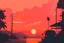 Placeholder: sunset, lofi vibes, tones,