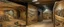 Placeholder: A brown underground mining village designed in Australian aboriginal art painted by Gustave Courbet