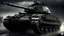 Placeholder: BLACK AND SCARY WORLD WAR 2 GERMAN TIGER TANK WITH SWASTIKA. iT races towards the viewer, seen from ground level. The tank has a large gun and machine gun. The tank looks scary and powerful. It is pouring with rain. Photo realistic, epic, cinematic, full colour. tHE TANK LOOKS FORBIDDING AND EVIL
