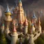 Placeholder: The palace of magic king, huge structure, panoramic view, zoomed out view of the exterior, mysterious, soft lighting, unreal engine 5 volumetric lighting, intricate details, realistic style, 8k resolution