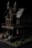 Placeholder: horror house in the form of a gingerbread house