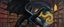 Placeholder: master oil painting by Escher and Giger, black dragon and hidden golden dragon inside library