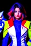 Placeholder: Adriana Chechik dressed as a Gundam