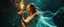 Placeholder: quantum vuvuzela greek god gandalf as a young woman floating transparent shiny slug snail notes