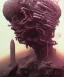 Placeholder: neural network. ink, poster, beksinski