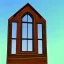 Placeholder: Pumpkinhouse with window, door, Balcony