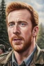 Placeholder: Band of Brothers, 29-year-old Damian Lewis, Oil on Canvas by Thomas Kinkade - 4k UHD, Ultra-realistic, Hyper realistic, Photorealistic, Realistic, absolute Reality