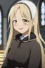 Placeholder: Blonde sweet nun anime