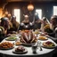 Placeholder: Thanksgiving dinner with Vikings and space aliens