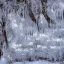 Placeholder: winter landscape, bells, glimmering, ice, crystals