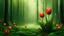 Placeholder: buatkan background alam dengan tema forest tulip flower