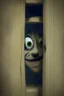 Placeholder: Creepy face peering out of the wardrobe