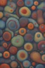 Placeholder: Abstract painting of microbes