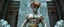 Placeholder: coy insect cyberpunk cowboy brilliant detailed full figure portrait disco glittery fluffy muscle man dino anime in the style of Escher and Giger in front of dented marble tower of transparent glass statues