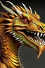 Placeholder: Dragon realistic orange