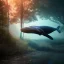 Placeholder: Nature, whale, on color lights, night, unreal 5, octane render, cinema4d, redshift render, hyper realistic, cenematic, vibrancy, synthwave, retouch, centered, dynamic lighting, dramatic lighting, 4k, highly detailed, attractive beautiful, realistic, virtual reality, epic composition, holographic,